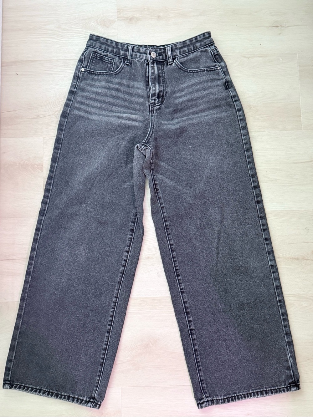 Classic High-Rise Black Womens Jeans